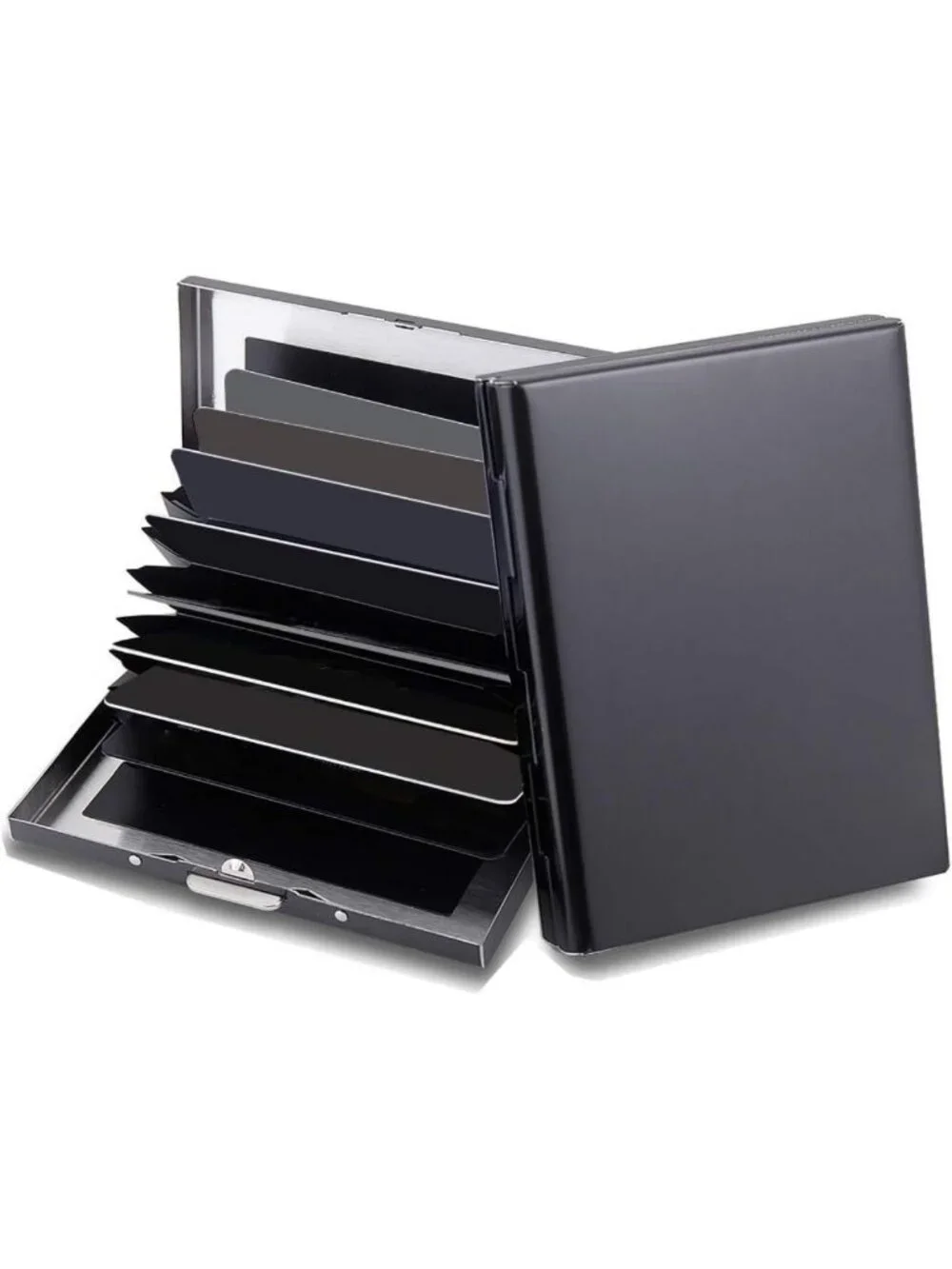 Slim RFID Credit Card Holder Wallet | Metal Business Card Case for Men & Women
